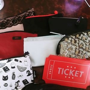 Lot of 8 ipsy bags with a few samples